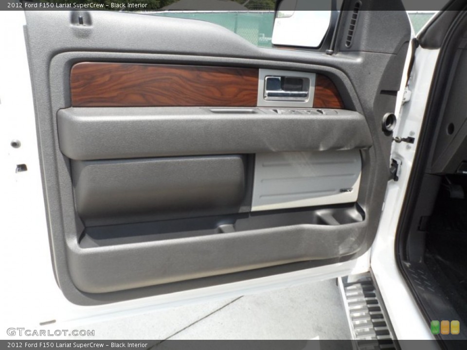 Black Interior Door Panel for the 2012 Ford F150 Lariat SuperCrew #66251878