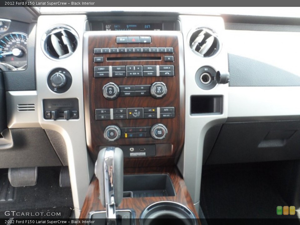 Black Interior Controls for the 2012 Ford F150 Lariat SuperCrew #66251927