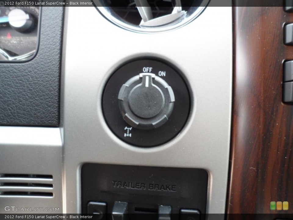 Black Interior Controls for the 2012 Ford F150 Lariat SuperCrew #66251969