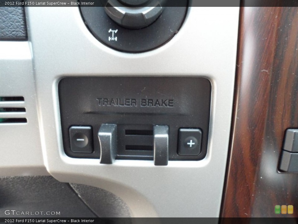 Black Interior Controls for the 2012 Ford F150 Lariat SuperCrew #66251975