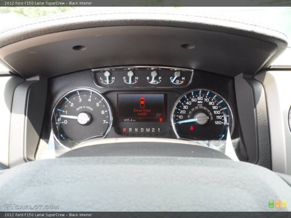 Black Interior Gauges for the 2012 Ford F150 Lariat SuperCrew #66251999