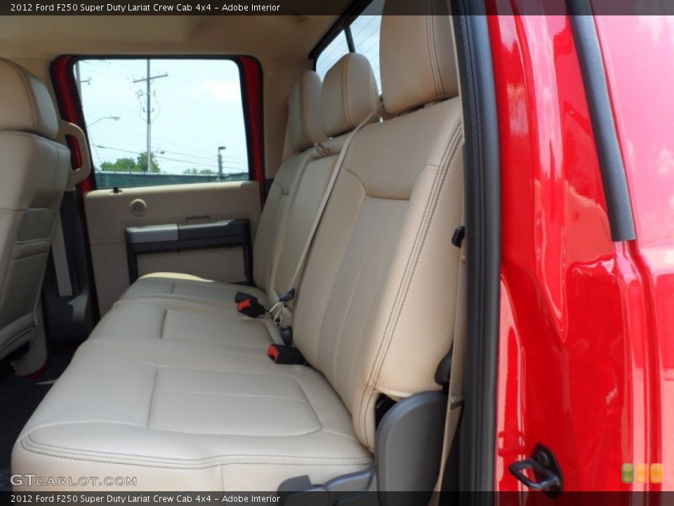 Adobe Interior Photo for the 2012 Ford F250 Super Duty Lariat Crew Cab 4x4 #66253220