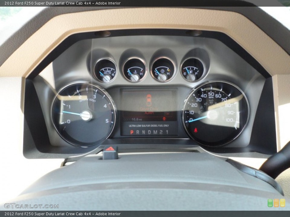 Adobe Interior Gauges for the 2012 Ford F250 Super Duty Lariat Crew Cab 4x4 #66253353