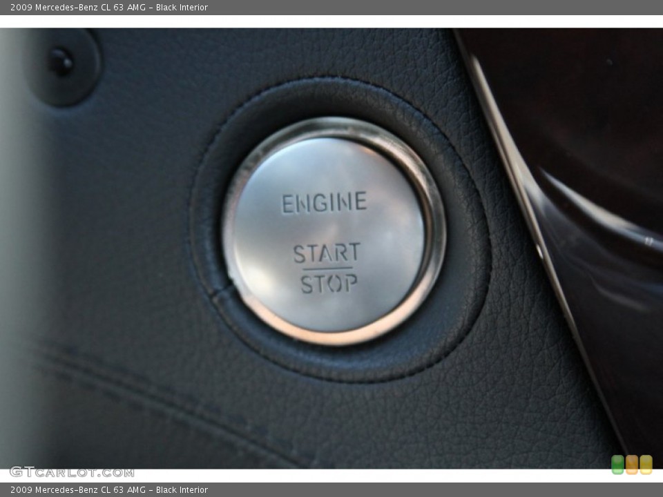 Black Interior Controls for the 2009 Mercedes-Benz CL 63 AMG #66254673