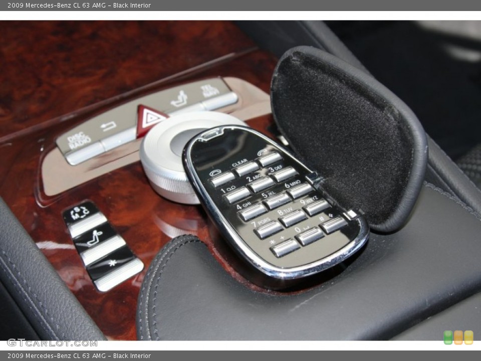 Black Interior Controls for the 2009 Mercedes-Benz CL 63 AMG #66254683