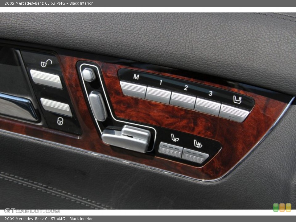Black Interior Controls for the 2009 Mercedes-Benz CL 63 AMG #66254694