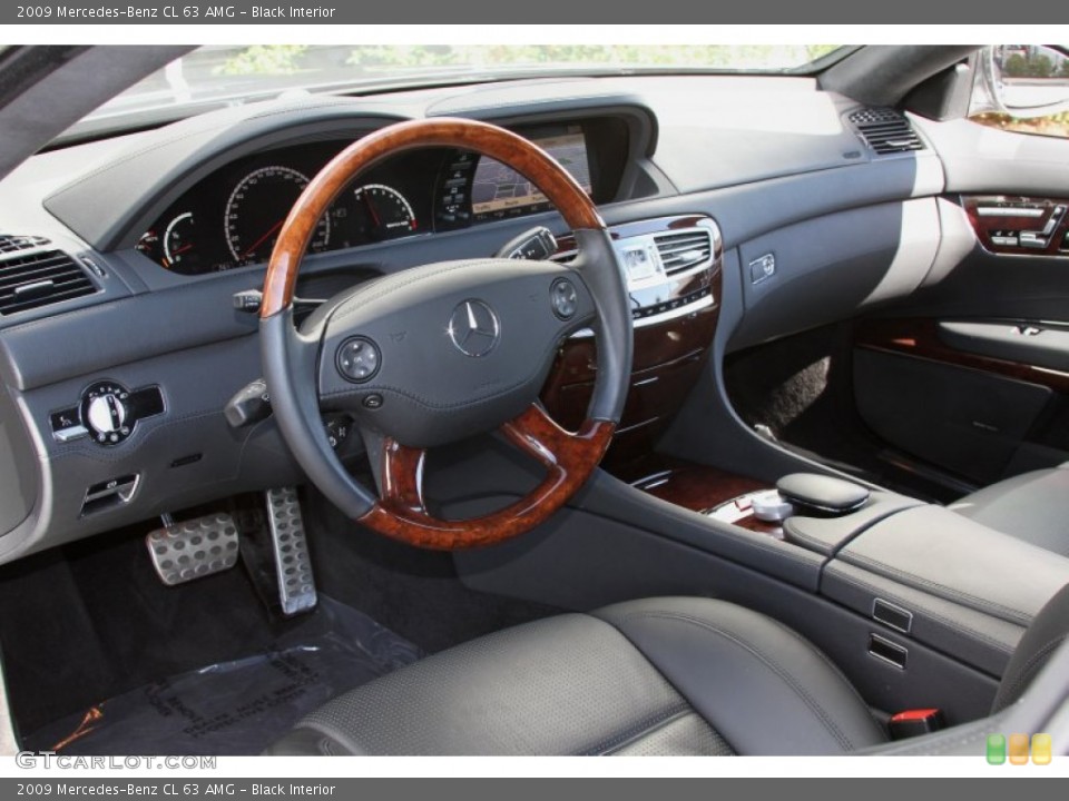 Black Interior Dashboard for the 2009 Mercedes-Benz CL 63 AMG #66254712