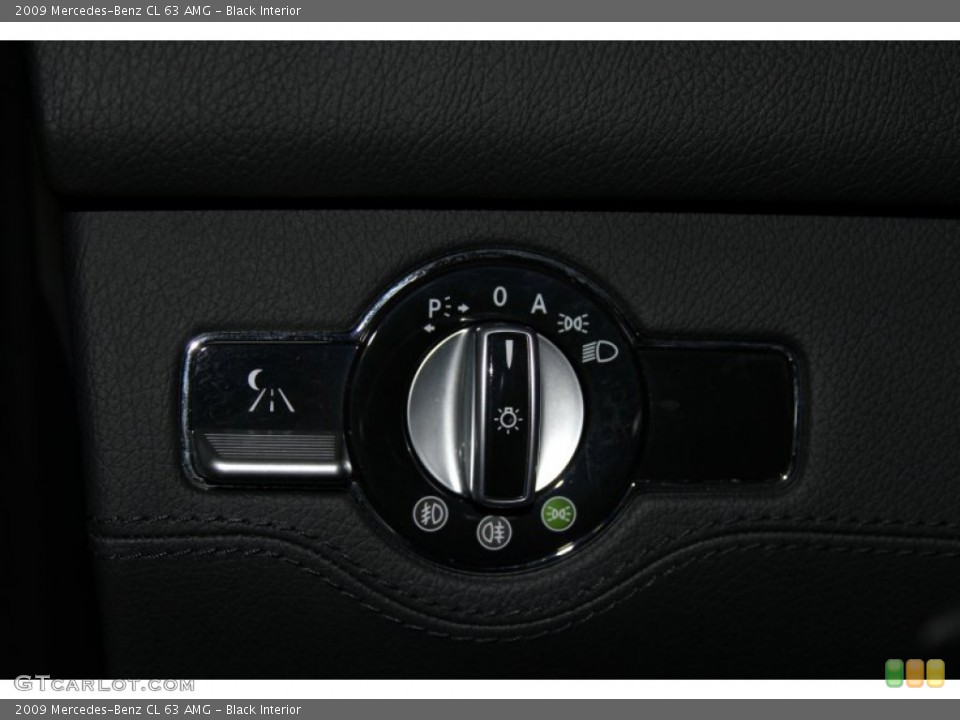 Black Interior Controls for the 2009 Mercedes-Benz CL 63 AMG #66254850