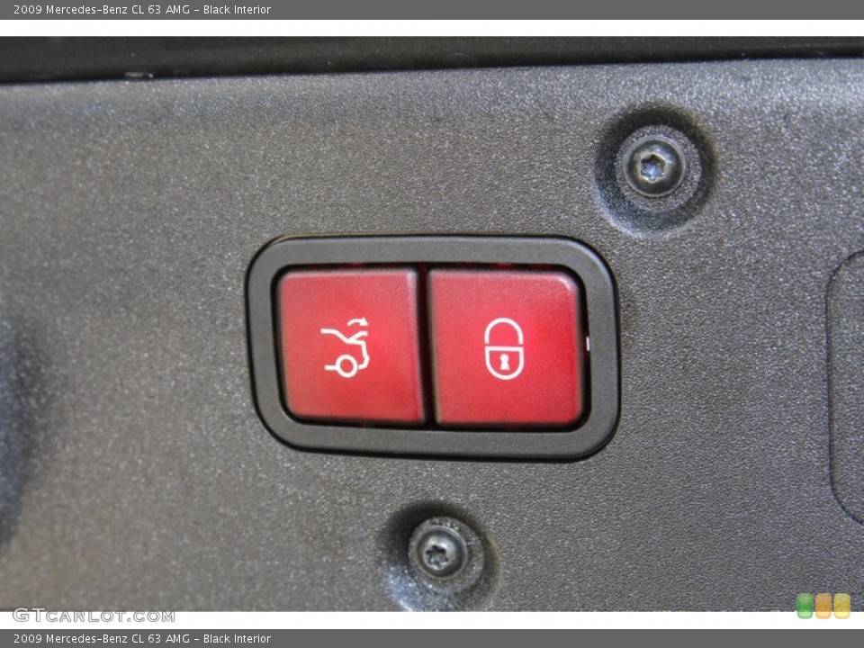 Black Interior Controls for the 2009 Mercedes-Benz CL 63 AMG #66254907