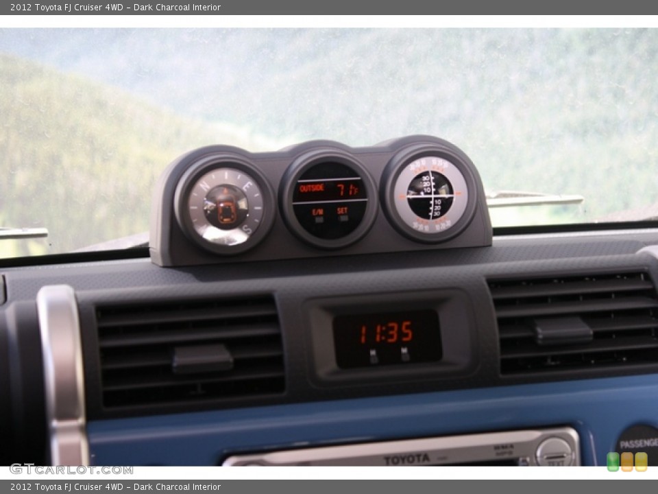 Dark Charcoal Interior Gauges for the 2012 Toyota FJ Cruiser 4WD #66256820