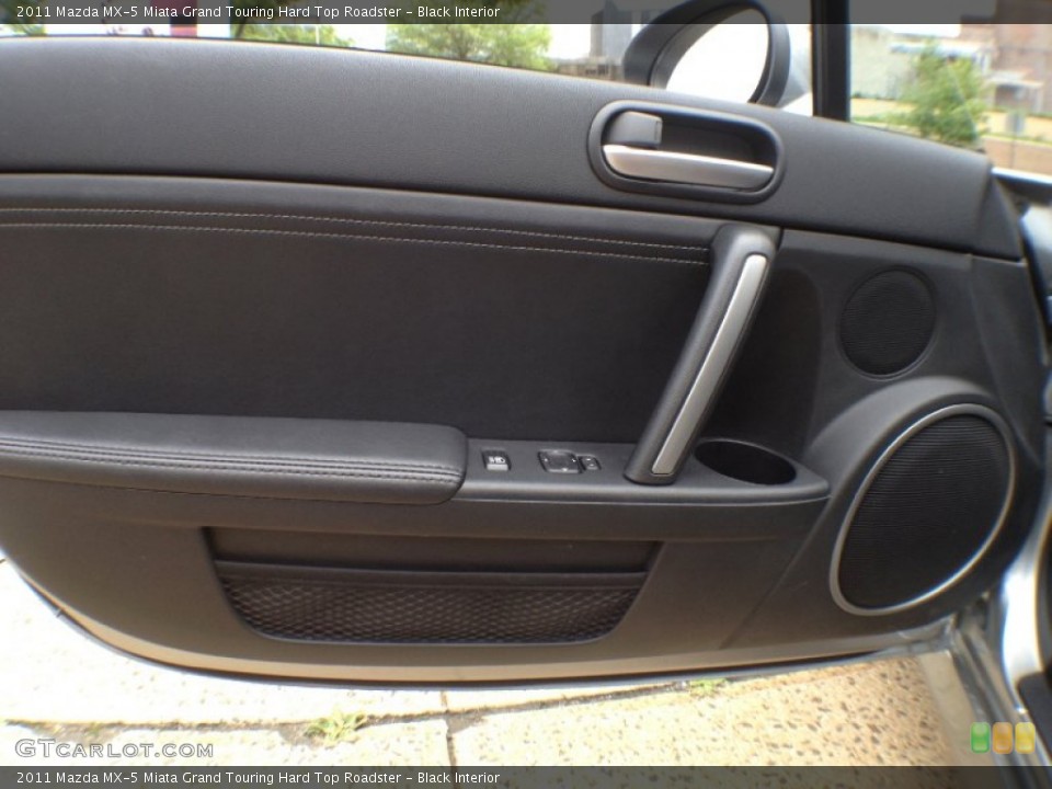 Black Interior Door Panel for the 2011 Mazda MX-5 Miata Grand Touring Hard Top Roadster #66259518