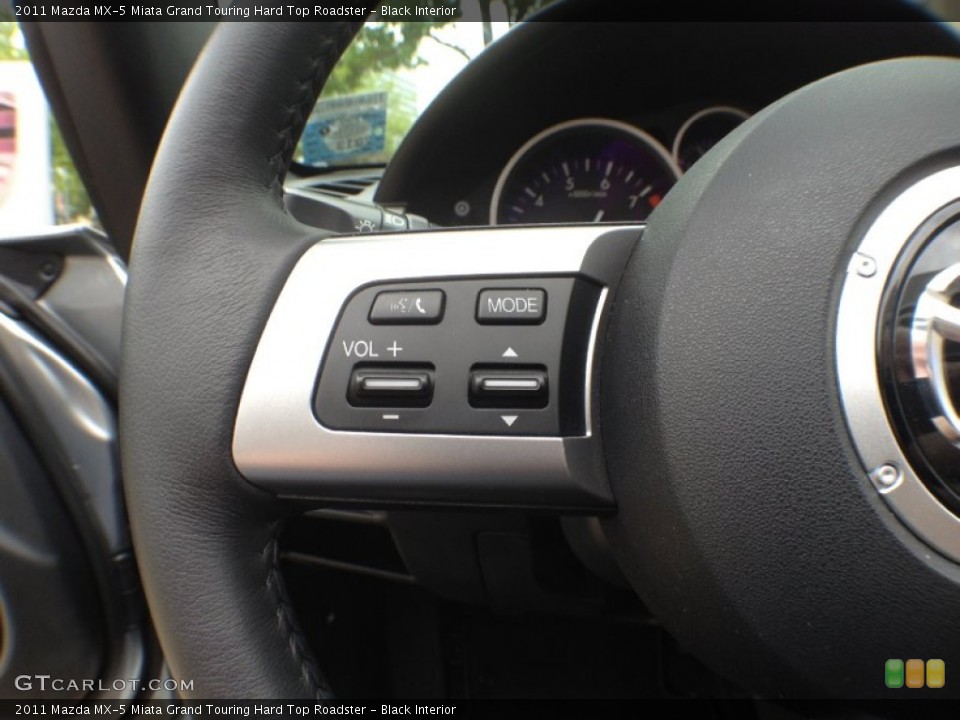 Black Interior Controls for the 2011 Mazda MX-5 Miata Grand Touring Hard Top Roadster #66259563