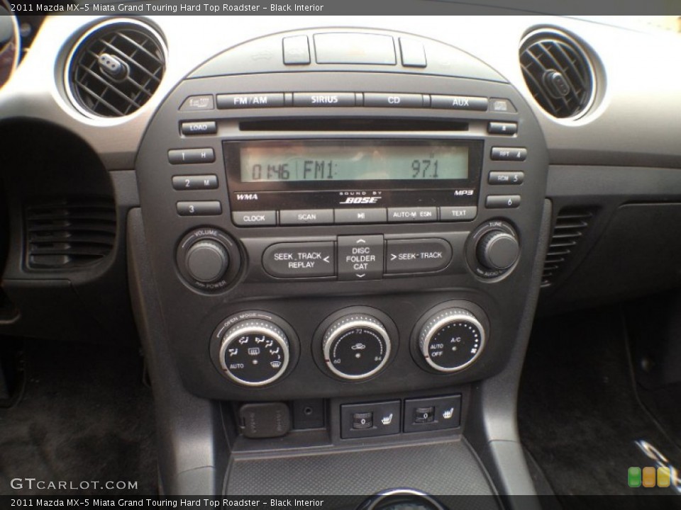 Black Interior Controls for the 2011 Mazda MX-5 Miata Grand Touring Hard Top Roadster #66259581