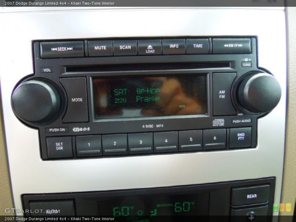 Khaki Two-Tone Interior Audio System for the 2007 Dodge Durango Limited 4x4 #66261462