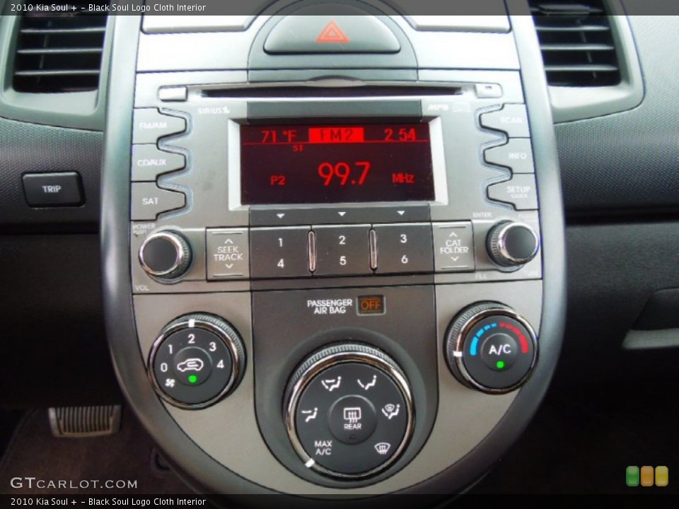 Black Soul Logo Cloth Interior Controls for the 2010 Kia Soul + #66261639