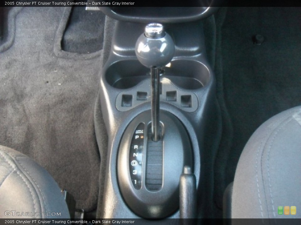 Dark Slate Gray Interior Transmission for the 2005 Chrysler PT Cruiser Touring Convertible #66261816