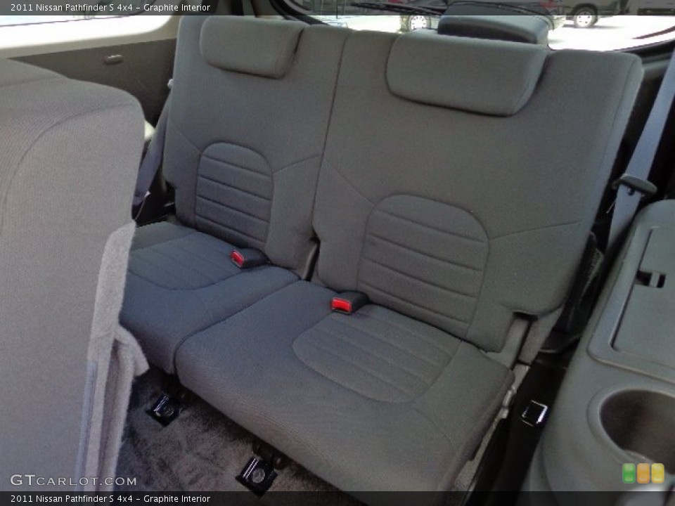 Graphite Interior Rear Seat for the 2011 Nissan Pathfinder S 4x4 #66264401