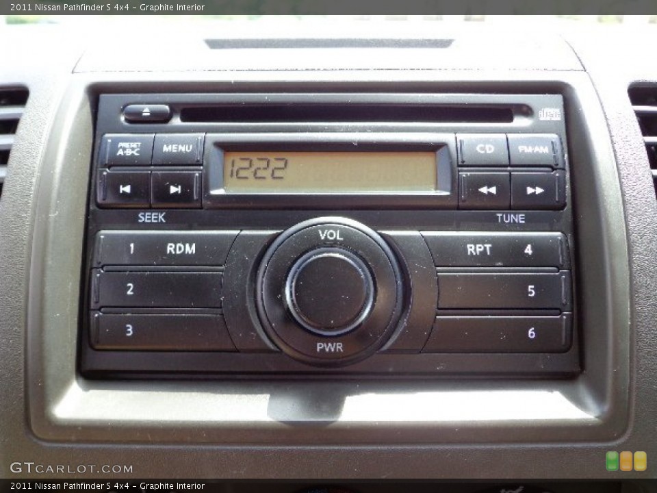 Graphite Interior Audio System for the 2011 Nissan Pathfinder S 4x4 #66264444