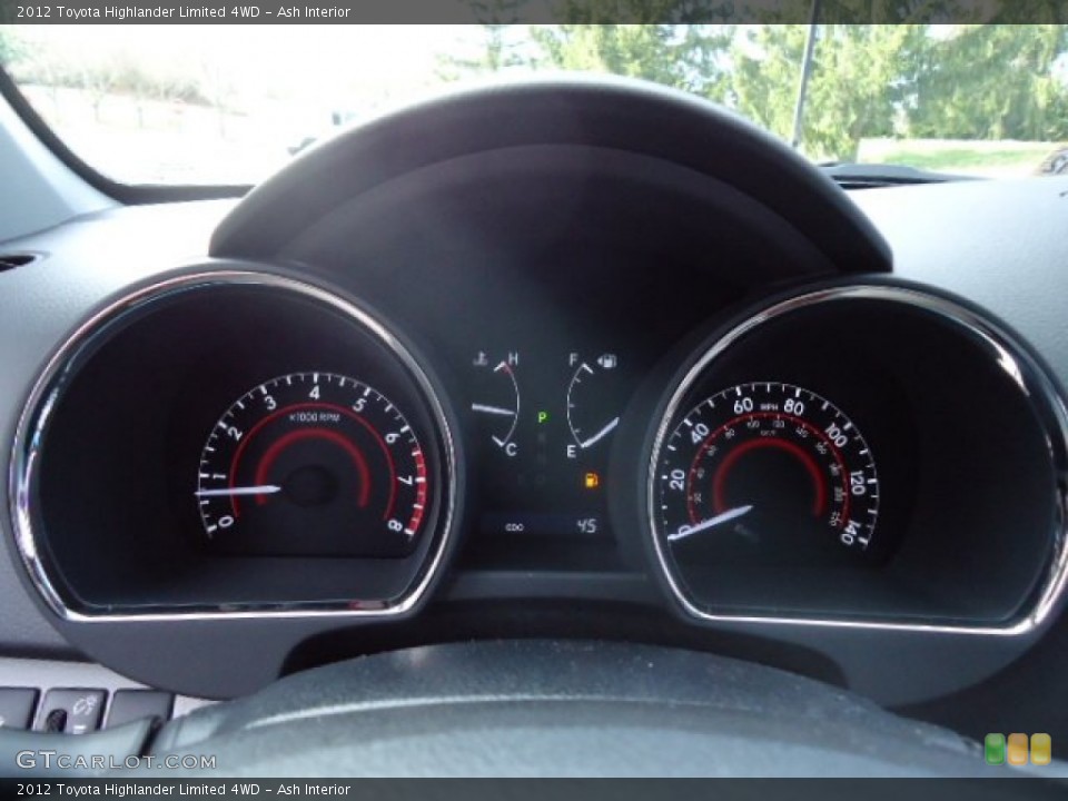 Ash Interior Gauges for the 2012 Toyota Highlander Limited 4WD #66265362