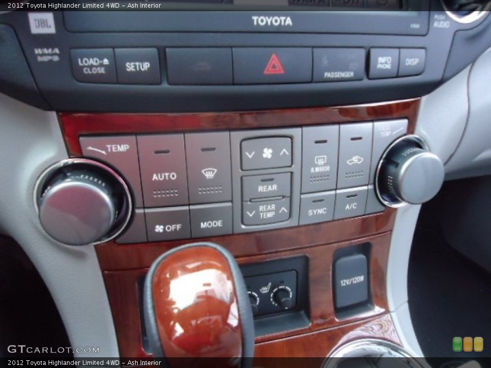 Ash Interior Controls for the 2012 Toyota Highlander Limited 4WD #66265395