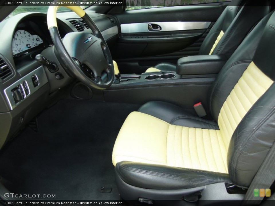 Inspiration Yellow Interior Photo for the 2002 Ford Thunderbird Premium Roadster #66265548