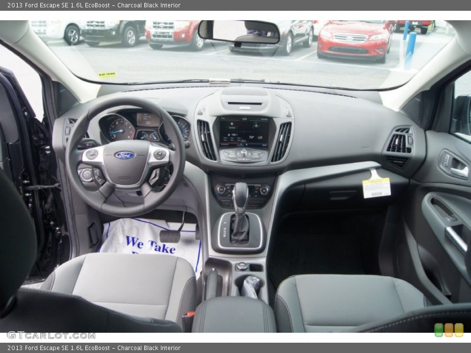 Charcoal Black Interior Dashboard for the 2013 Ford Escape SE 1.6L EcoBoost #66266085