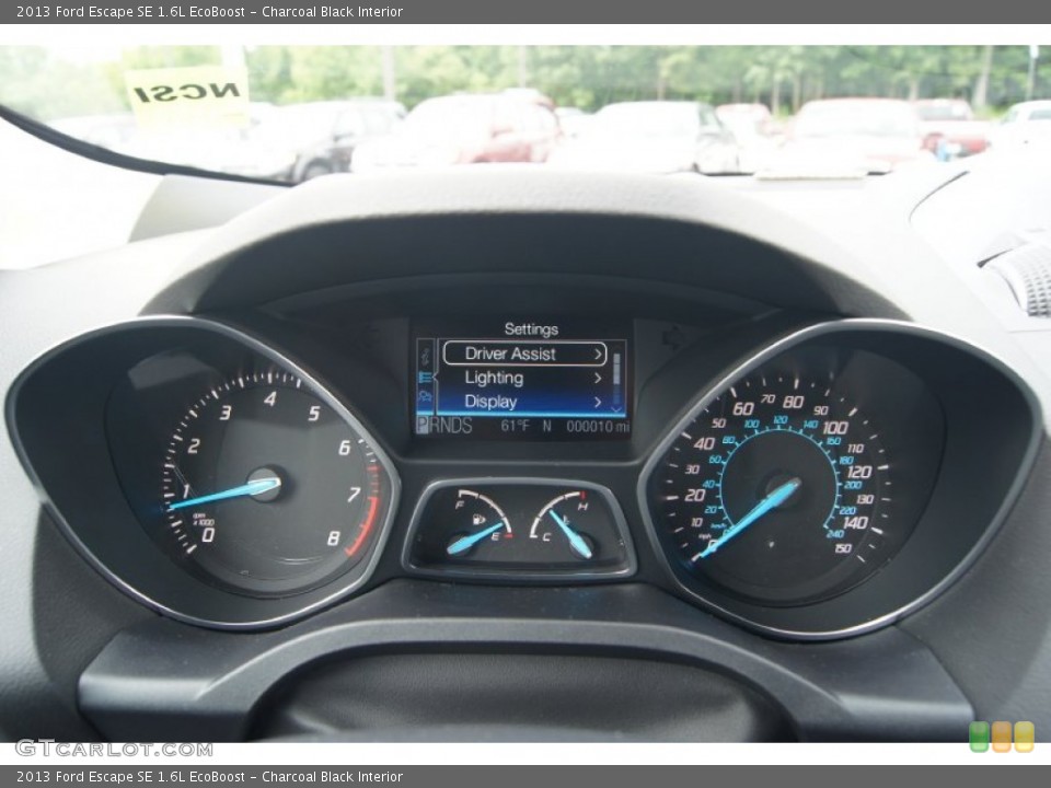 Charcoal Black Interior Gauges for the 2013 Ford Escape SE 1.6L EcoBoost #66266109