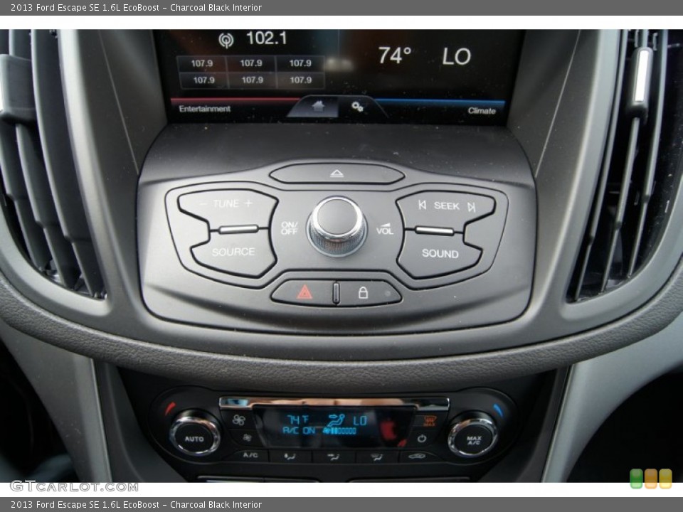 Charcoal Black Interior Controls for the 2013 Ford Escape SE 1.6L EcoBoost #66266139