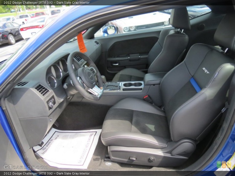 Dark Slate Gray Interior Photo for the 2012 Dodge Challenger SRT8 392 #66268236
