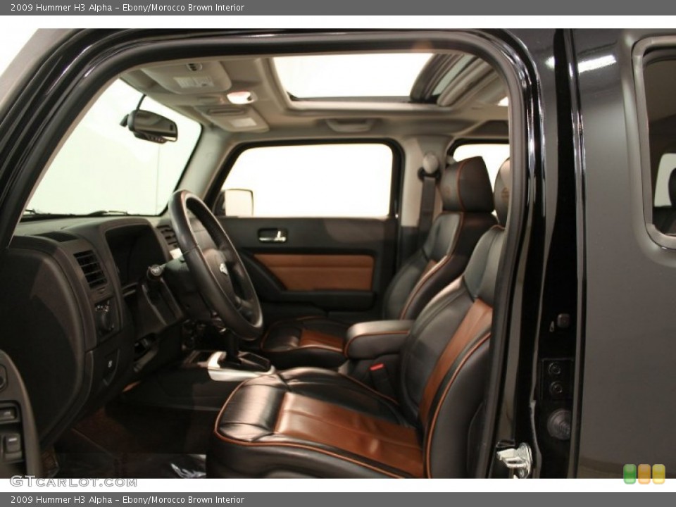 Ebony/Morocco Brown Interior Photo for the 2009 Hummer H3 Alpha #66270369