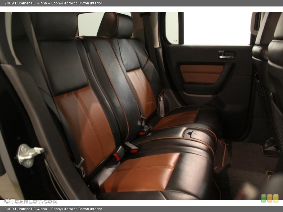 Ebony/Morocco Brown Interior Photo for the 2009 Hummer H3 Alpha #66270406