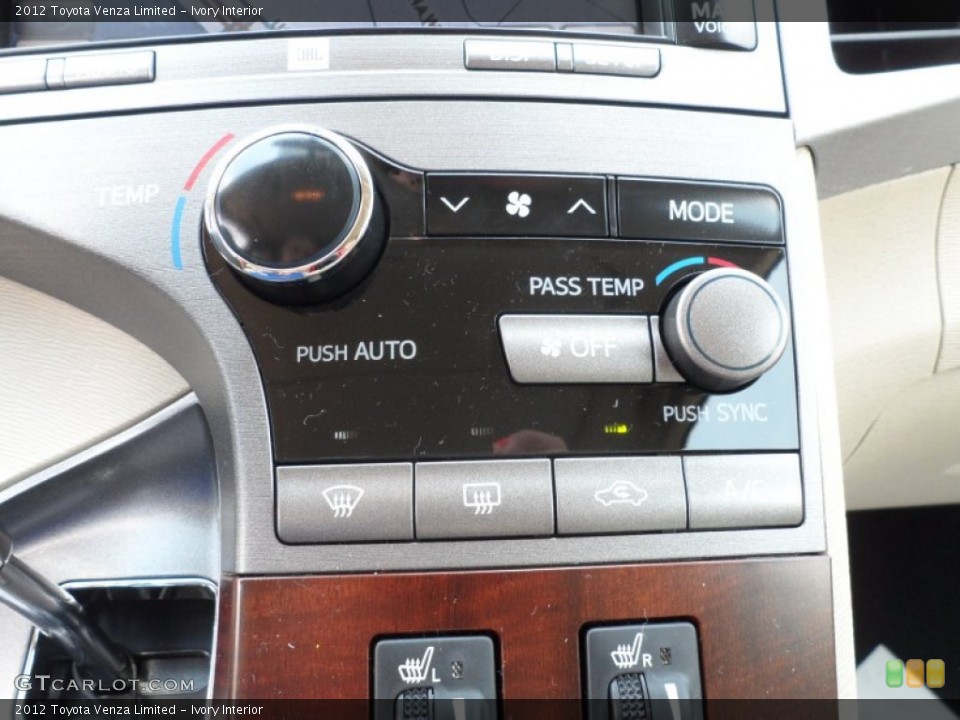 Ivory Interior Controls for the 2012 Toyota Venza Limited #66278274