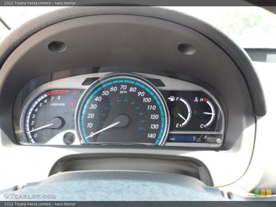 Ivory Interior Gauges for the 2012 Toyota Venza Limited #66278307