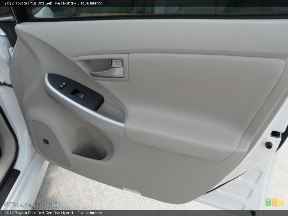 Bisque Interior Door Panel for the 2012 Toyota Prius 3rd Gen Five Hybrid #66279528