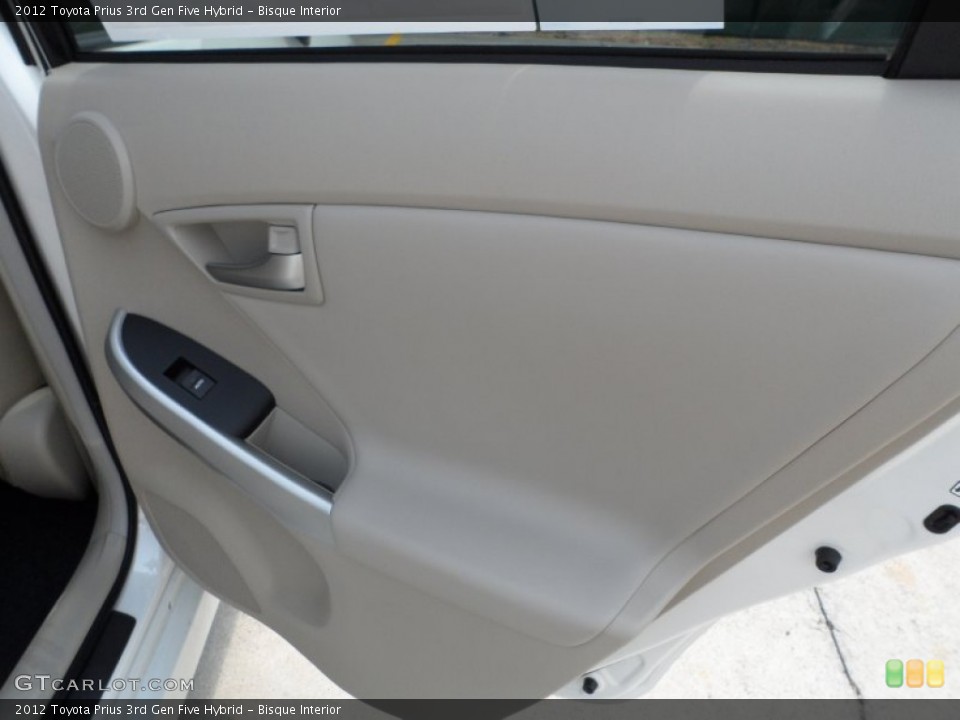 Bisque Interior Door Panel for the 2012 Toyota Prius 3rd Gen Five Hybrid #66279552