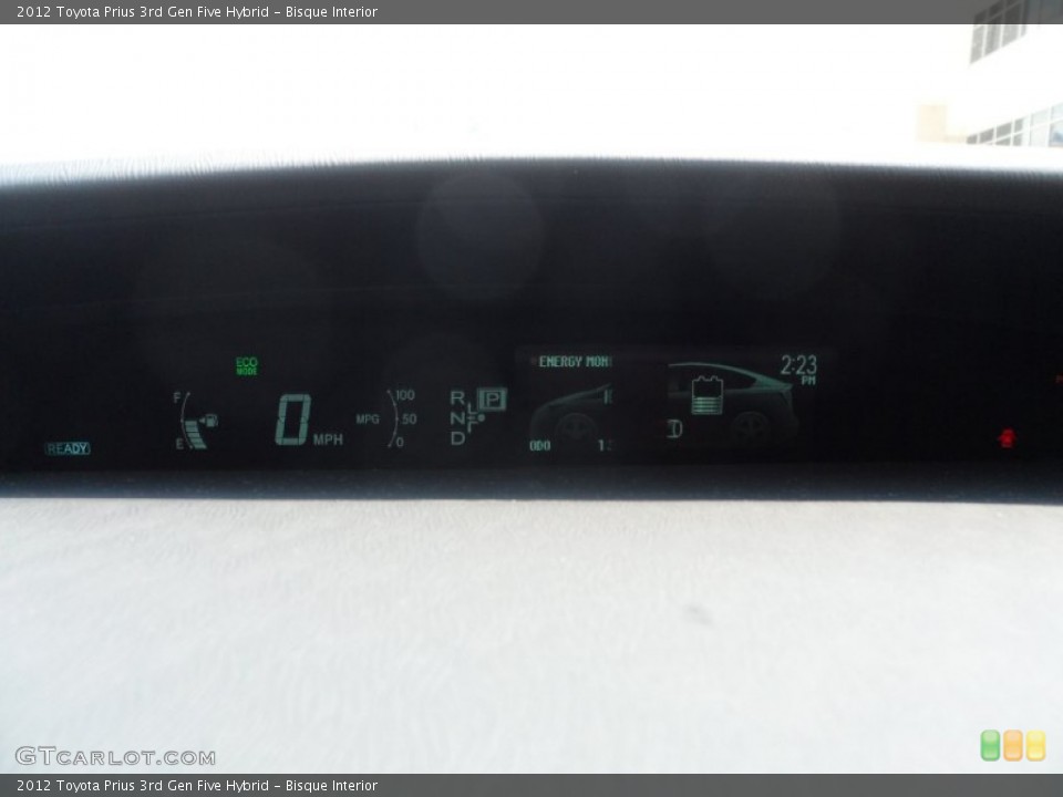 Bisque Interior Gauges for the 2012 Toyota Prius 3rd Gen Five Hybrid #66279612