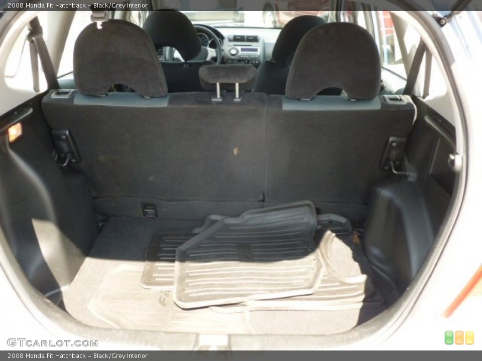 Black/Grey Interior Trunk for the 2008 Honda Fit Hatchback #66280392
