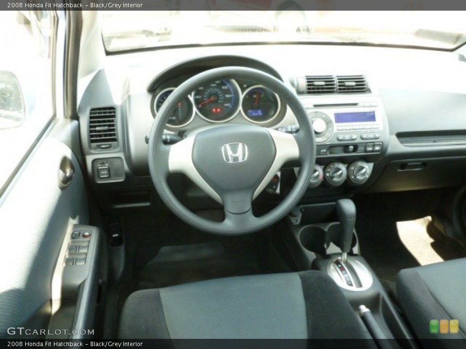 Black/Grey Interior Dashboard for the 2008 Honda Fit Hatchback #66280410