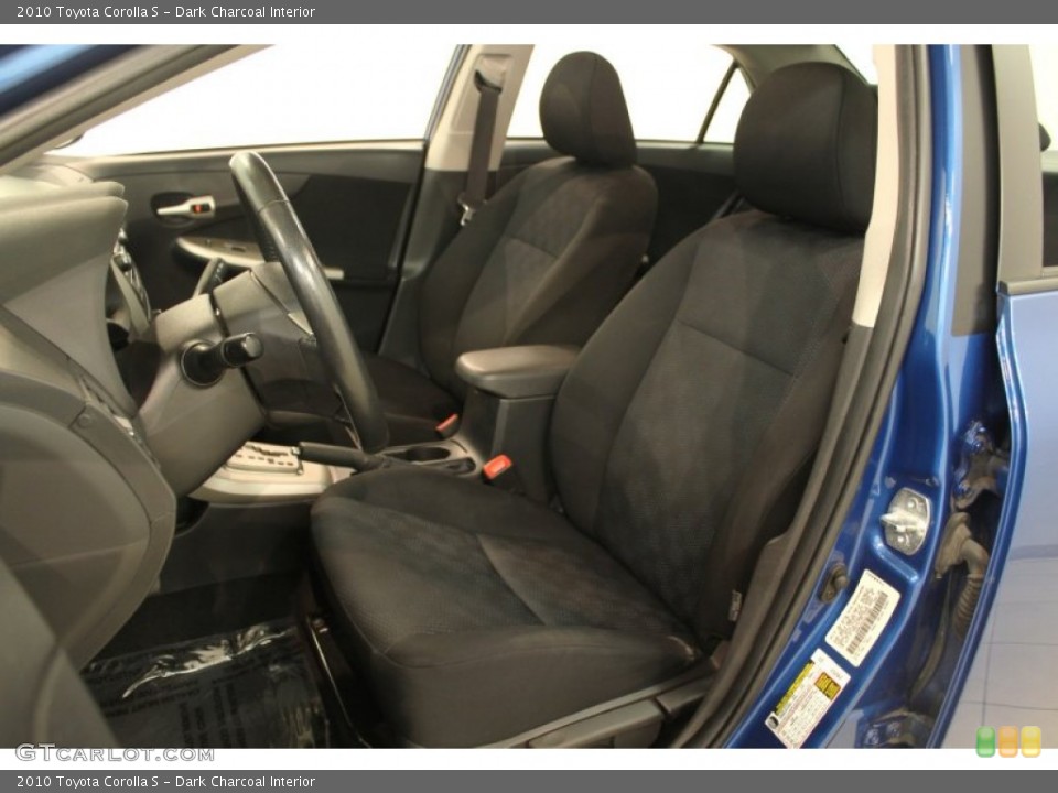 Dark Charcoal Interior Photo for the 2010 Toyota Corolla S #66280590