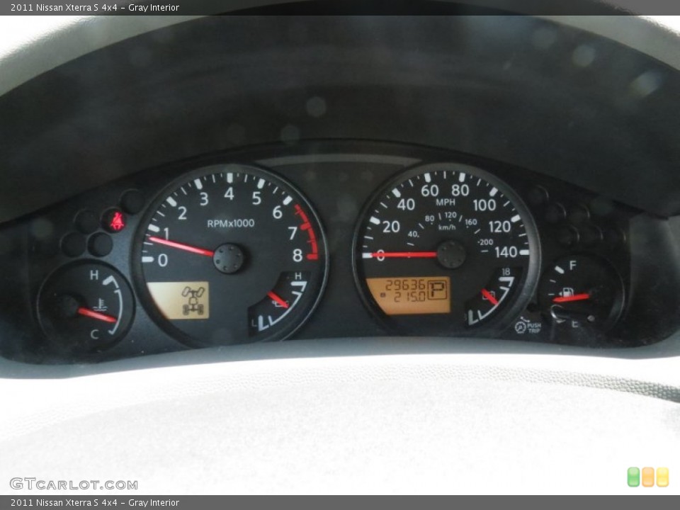 Gray Interior Gauges for the 2011 Nissan Xterra S 4x4 #66281562