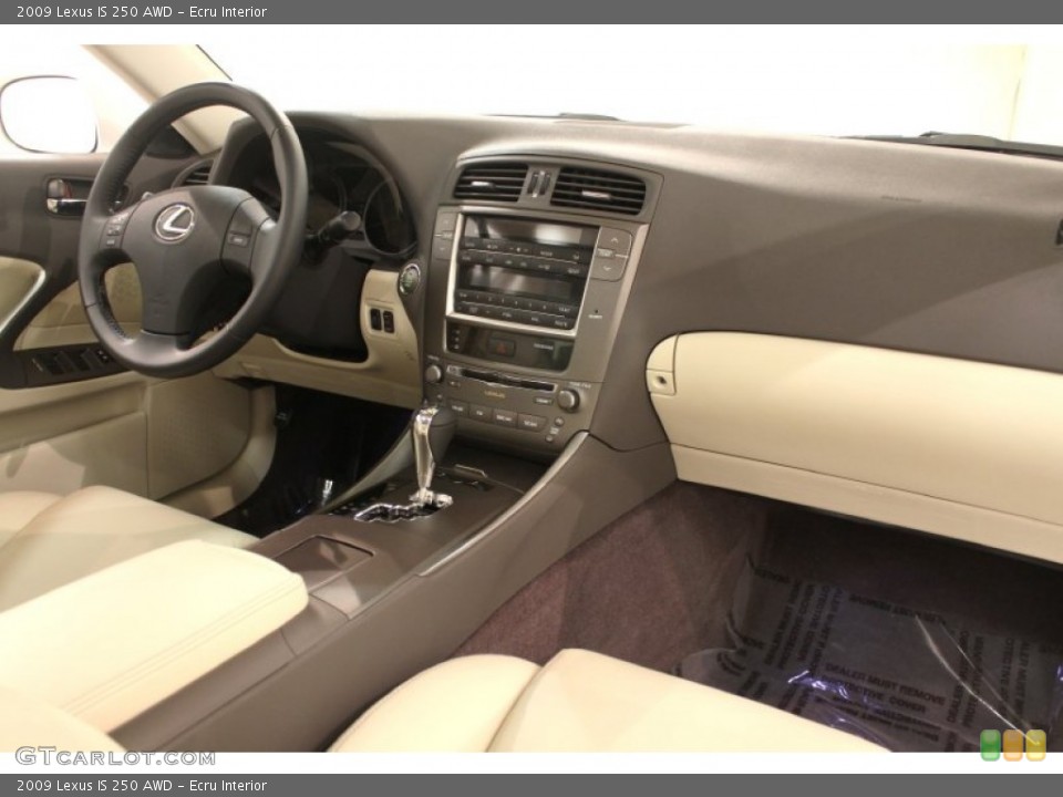 Ecru Interior Dashboard for the 2009 Lexus IS 250 AWD #66281796