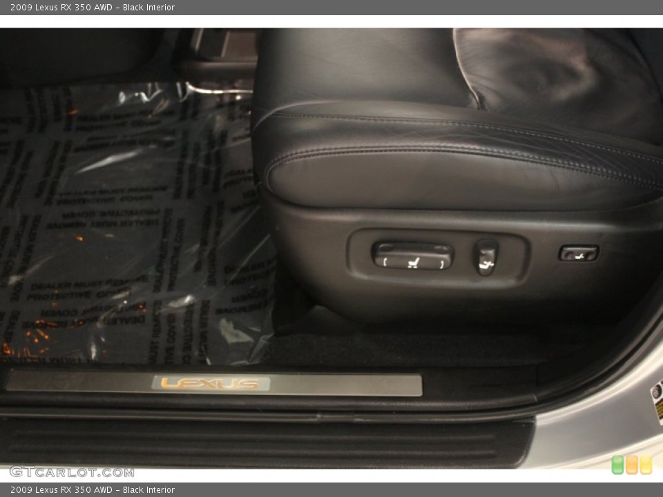 Black Interior Controls for the 2009 Lexus RX 350 AWD #66281922