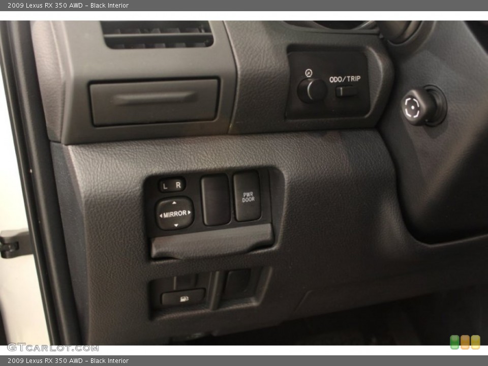 Black Interior Controls for the 2009 Lexus RX 350 AWD #66281934