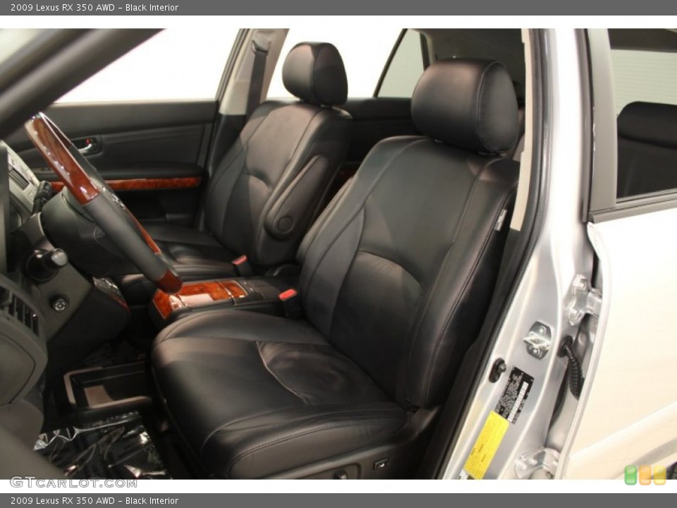 Black Interior Photo for the 2009 Lexus RX 350 AWD #66281958