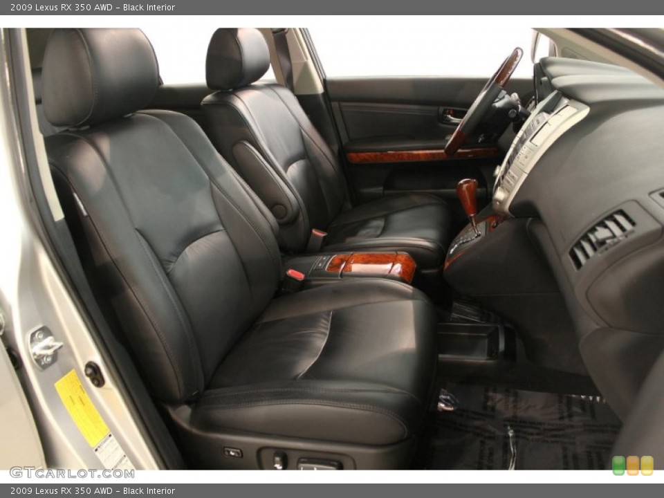 Black Interior Photo for the 2009 Lexus RX 350 AWD #66282012