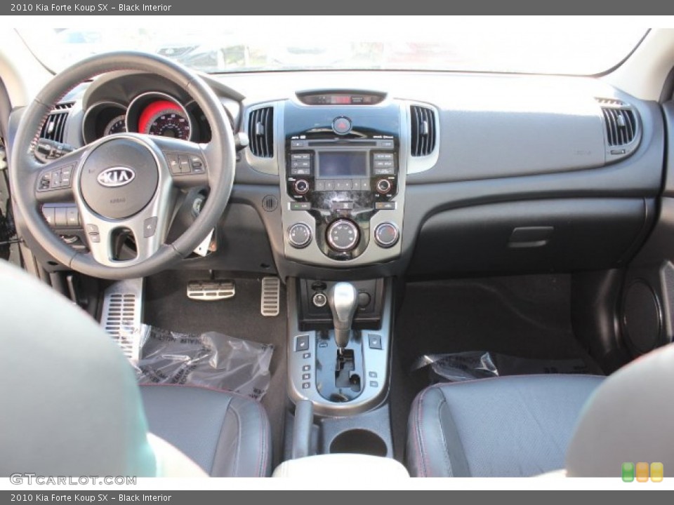 Black Interior Dashboard for the 2010 Kia Forte Koup SX #66282480