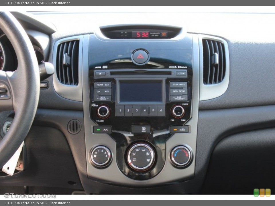 Black Interior Controls for the 2010 Kia Forte Koup SX #66282489