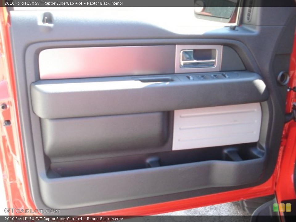 Raptor Black Interior Door Panel for the 2010 Ford F150 SVT Raptor SuperCab 4x4 #66285201
