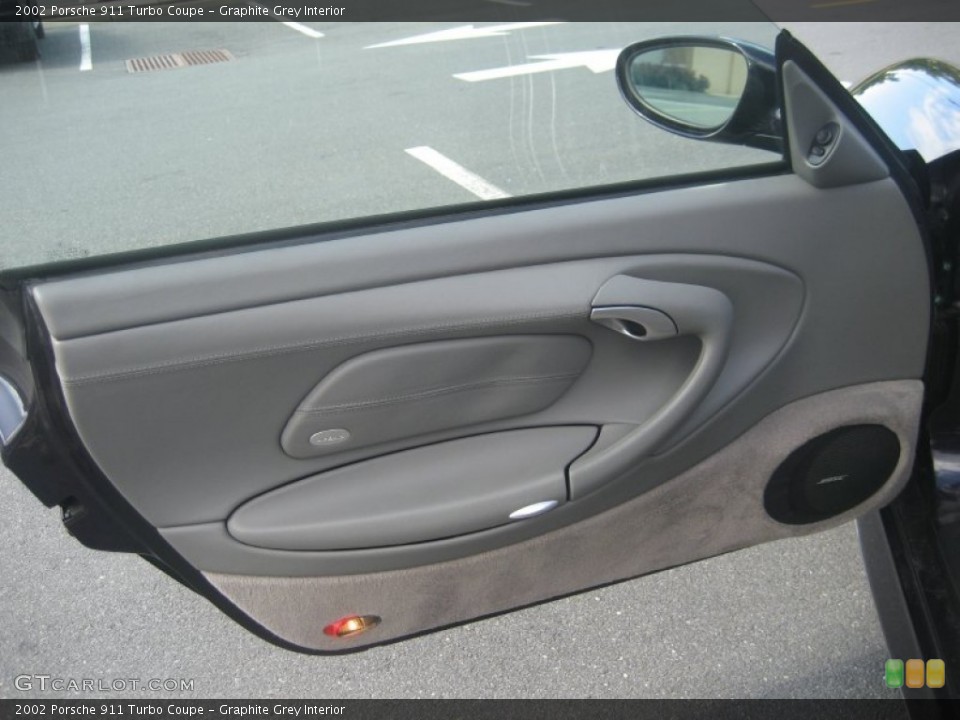 Graphite Grey Interior Door Panel for the 2002 Porsche 911 Turbo Coupe #66285846