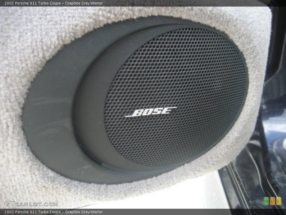 Graphite Grey Interior Audio System for the 2002 Porsche 911 Turbo Coupe #66285894